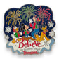 DLR Disneyland Believe in Holiday Magic Light-up Donald, Mickey Goofy, Pluto Pin