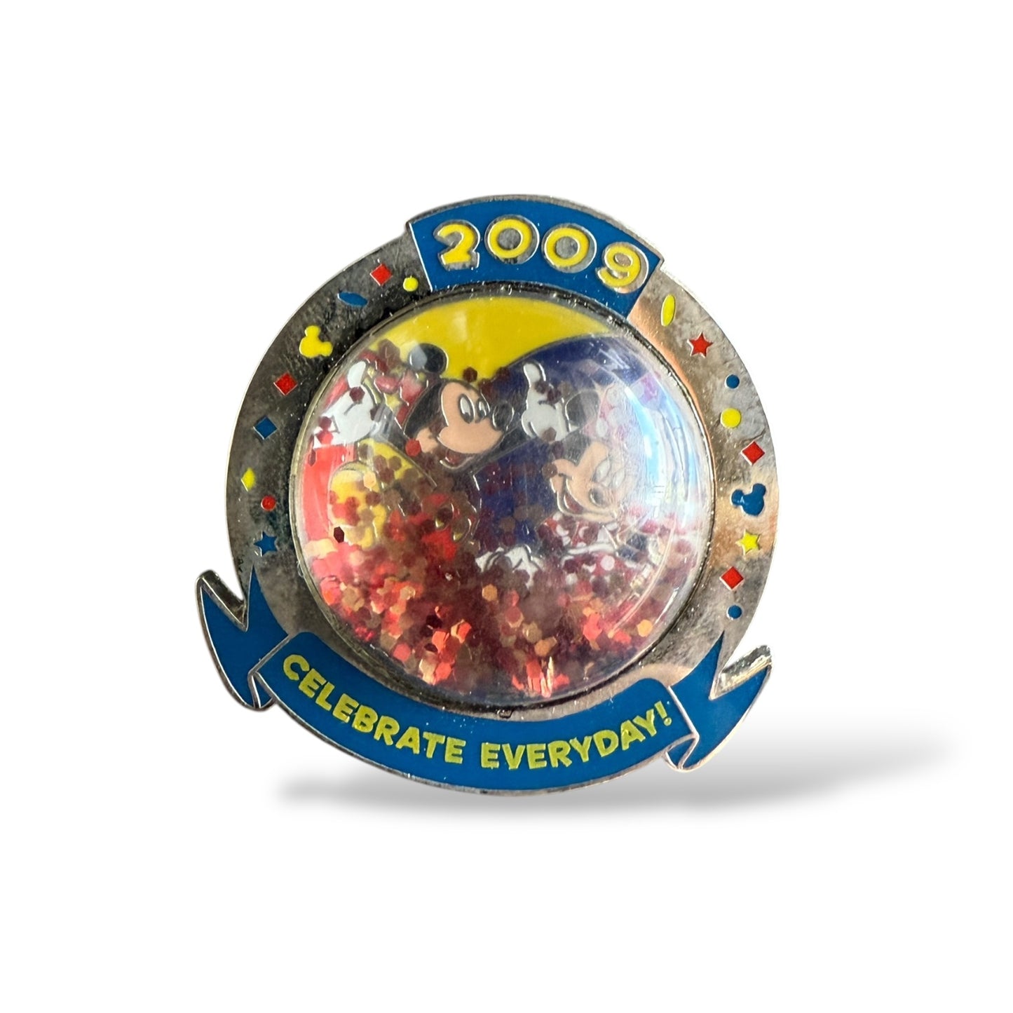 Disney Parks Celebrate Everyday 2009 Mickey and Minnie Pin