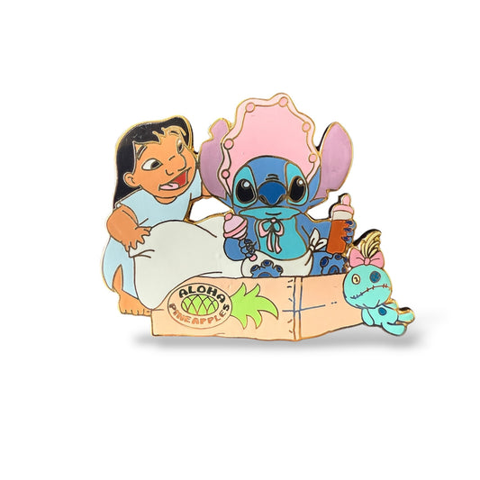 Disney Auctions Lilo Babying Stitch Pin