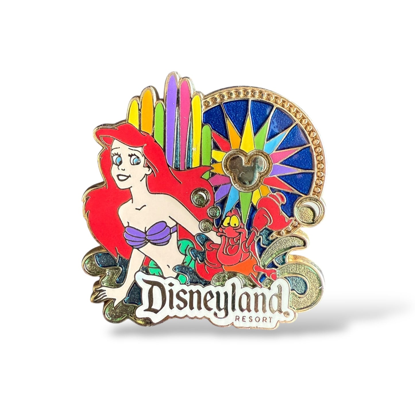 DLR Walt Disney Travel Company World of Color Ariel and Sebastian Pin