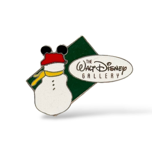 DLR The Disney Gallery Snowman Mickey Ears Pin
