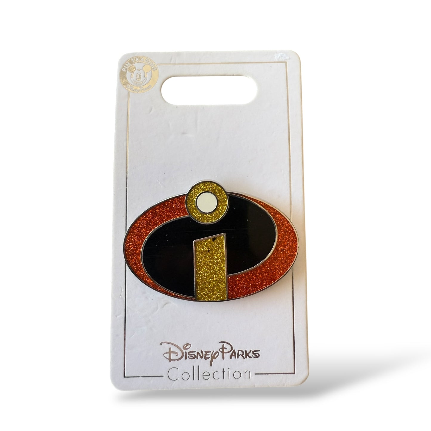 Disney Parks The Incredibles Glitter Logo Pin