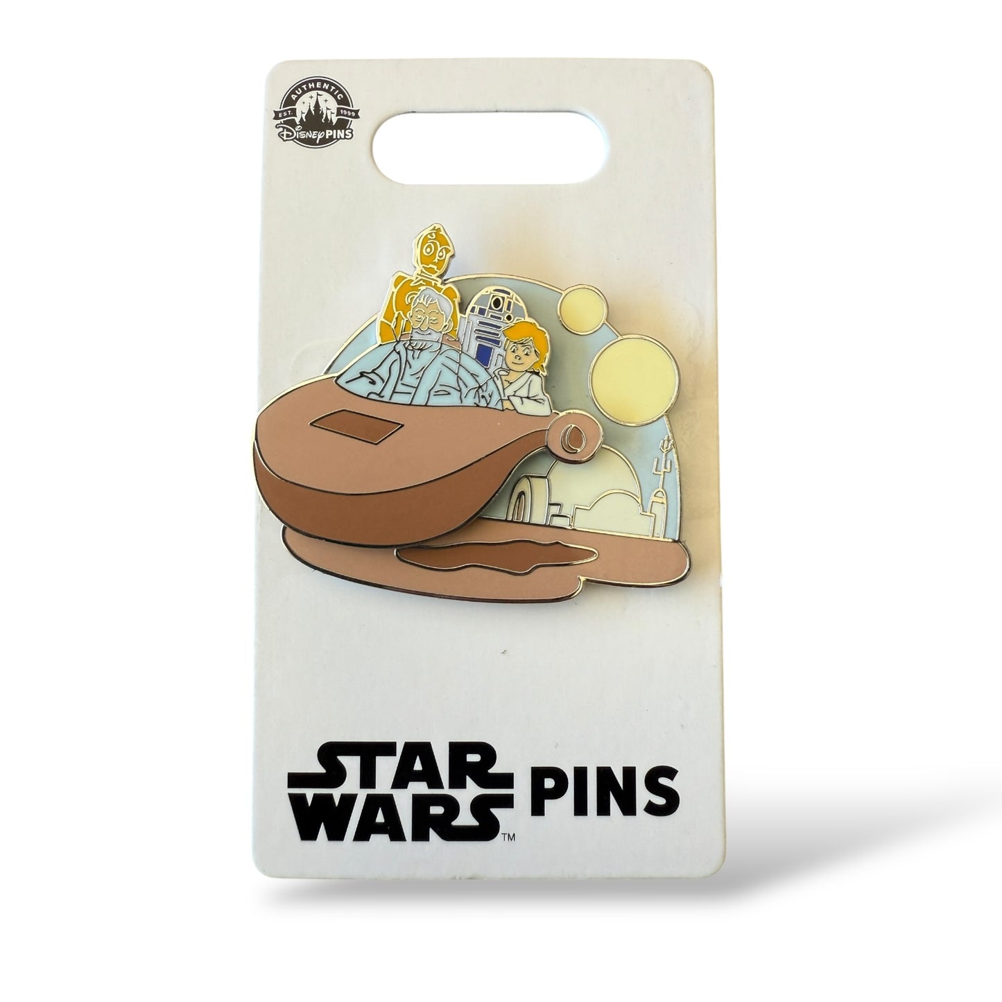Disney Parks Star Wars Reimagined Scenes Luke and Obi-Wan Pin