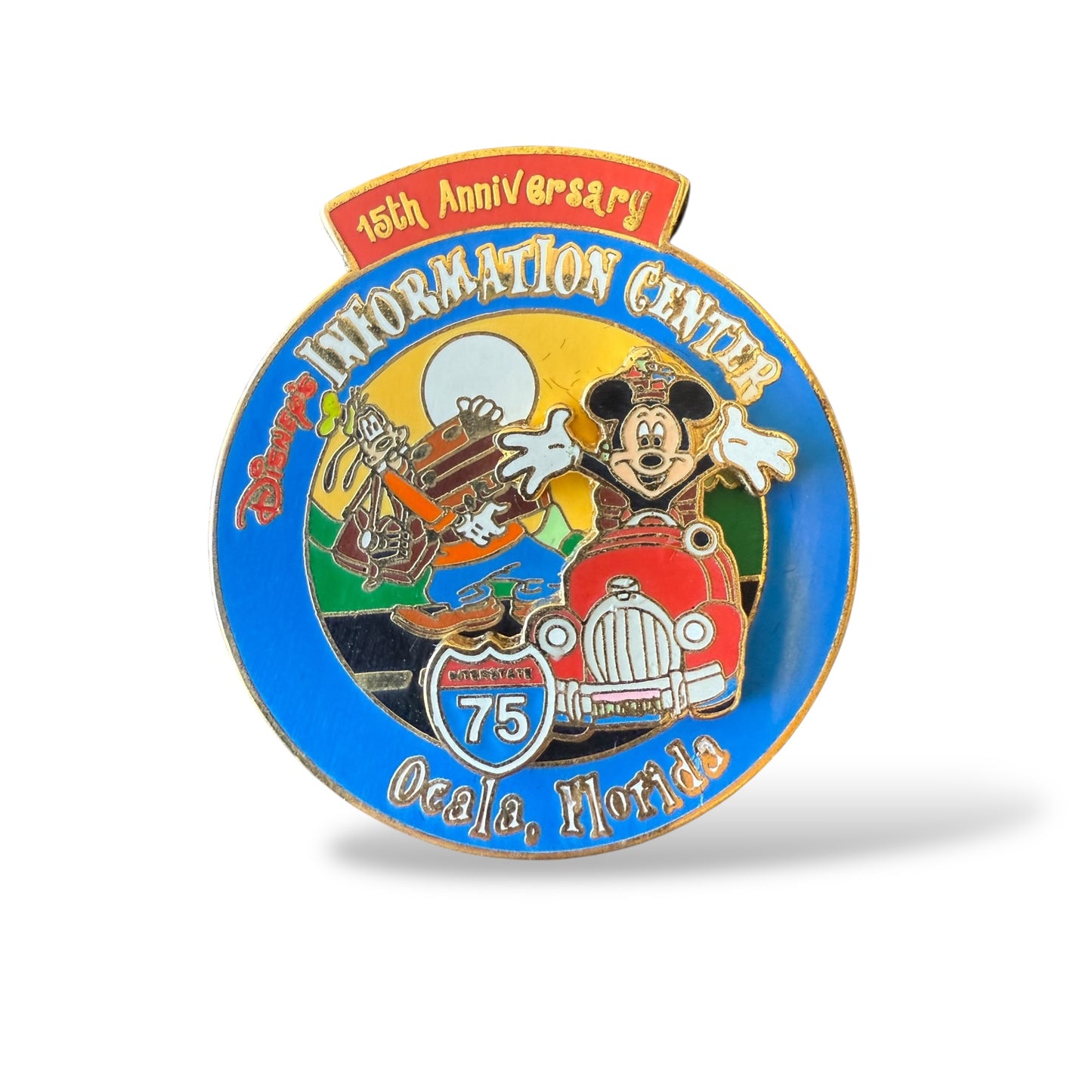 WDW Mickey Mouse Ocala Information Center 15th Anniversary Pin
