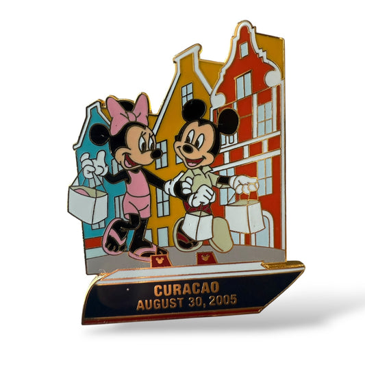 DCL August 30, 2005 Curacao Mickey & Minnie Pin