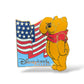 DLR All American Pin Festival Saluting Flag Winnie The Pooh Pin