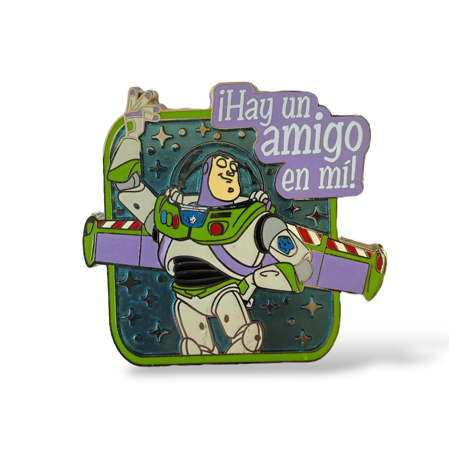 Disney Parks Buzz Lightyear Spanish Mode Pin