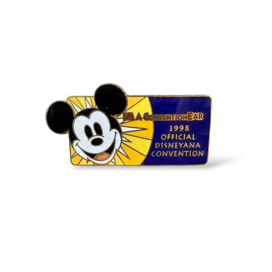 Disney Parks Disneyana ConventionEar 1998 Mickey Mouse Pin