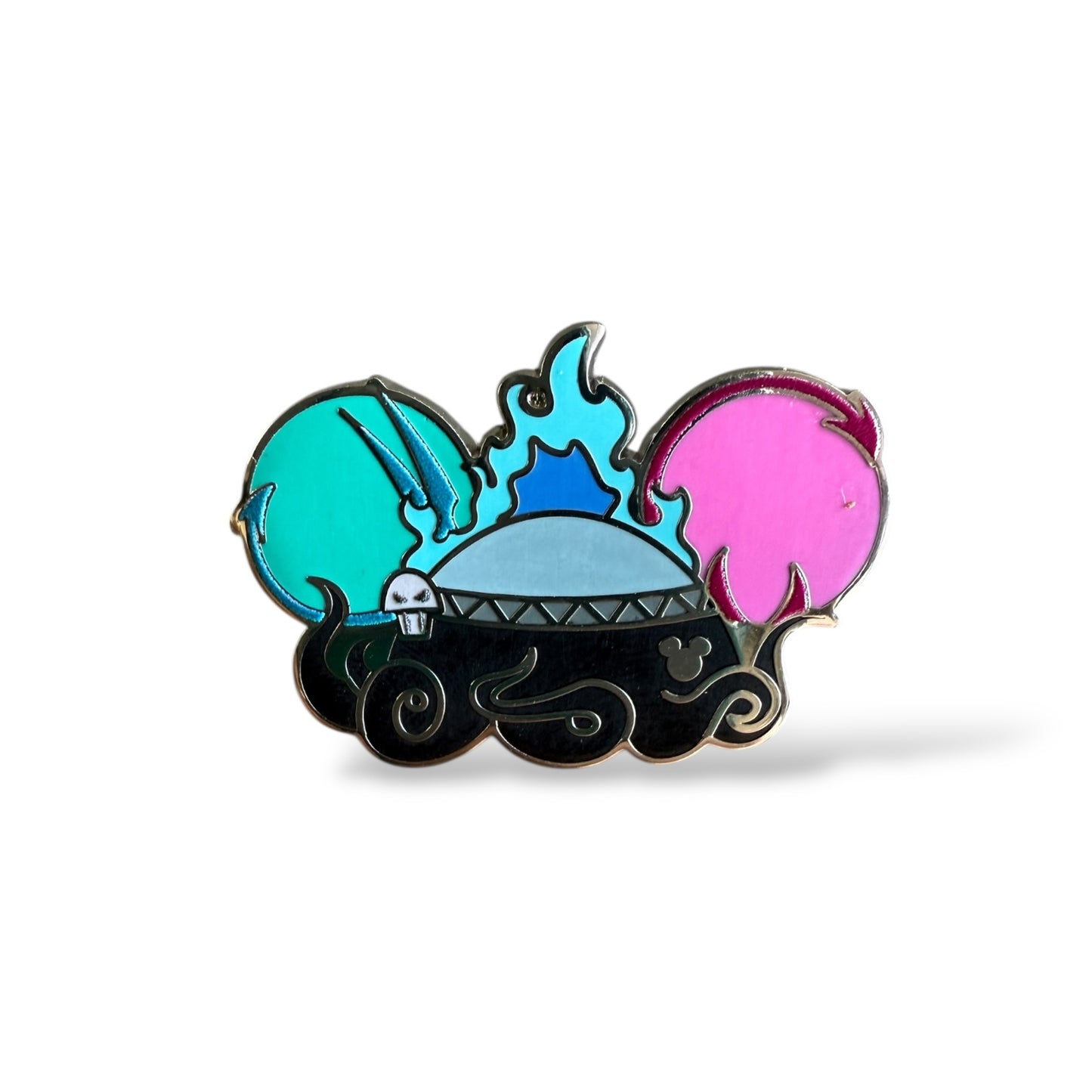 Cast Lanyard Earhats Hades Hidden Mickey Pin