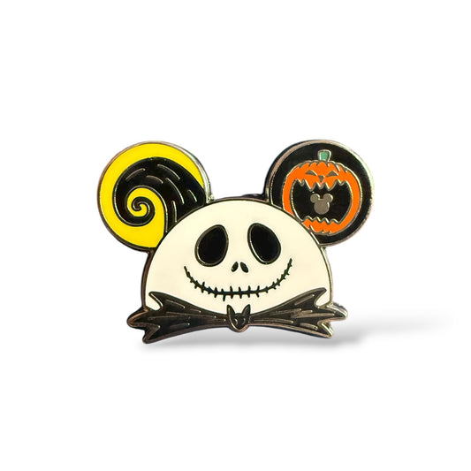 Cast Lanyard Earhats Jack Skellington Hidden Mickey Pin