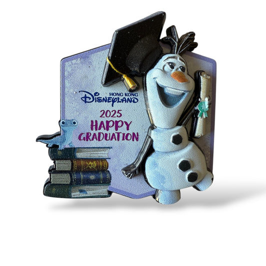 HKDL Happy Graduation 2025 Olaf and Bruni Pin