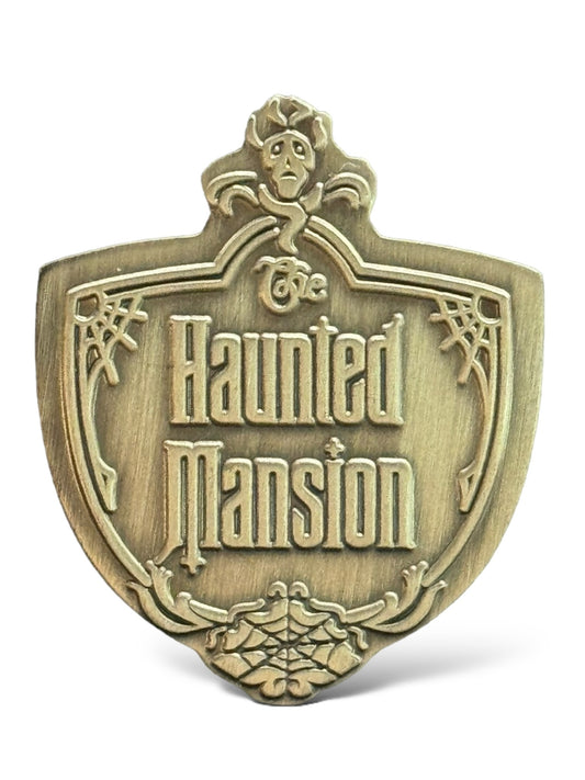 TDR Haunted Mansion Pewter Emblem Pin