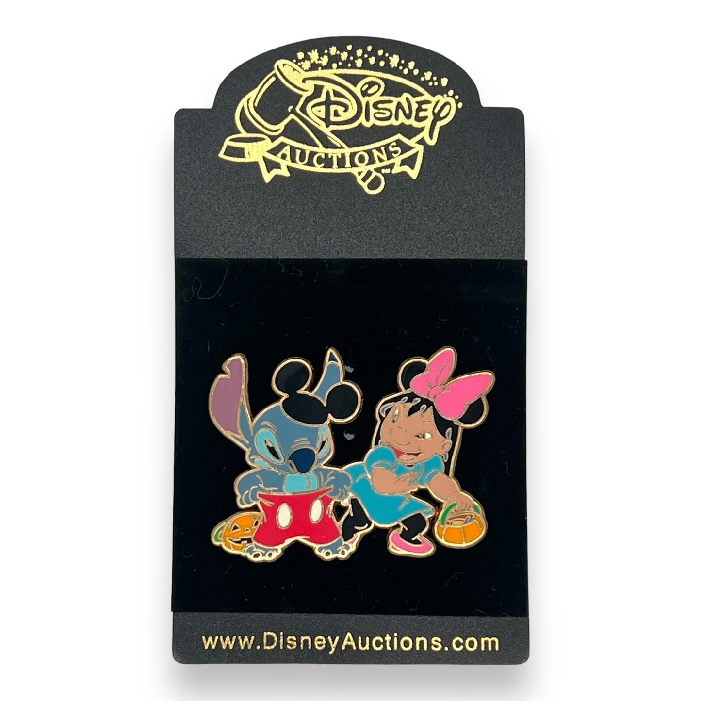 Disney Auctions Lilo and Stitch as Mickey & Minnie Pin