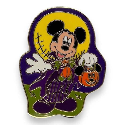 Disney Parks Trick or Treat 2008 Mickey Mouse with Jack Moon Pin