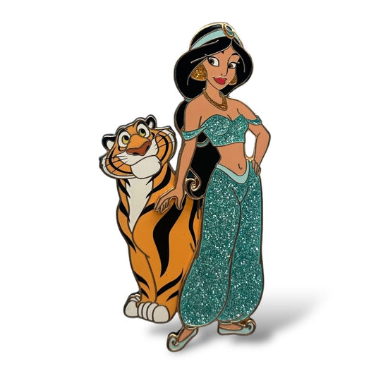 WDI Heroines and Sidekicks Jasmine and Rajah Pin