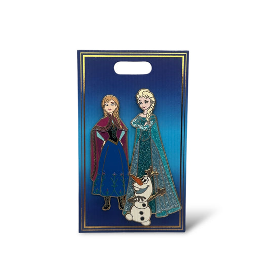 WDI Heroines and Sidekicks Elsa, Anna, and Olaf Pin