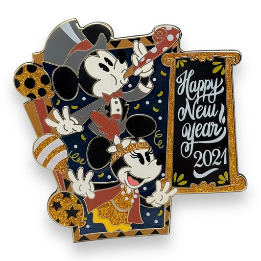 WDI Happy New Year 2021 Mickey and Minnie Pin