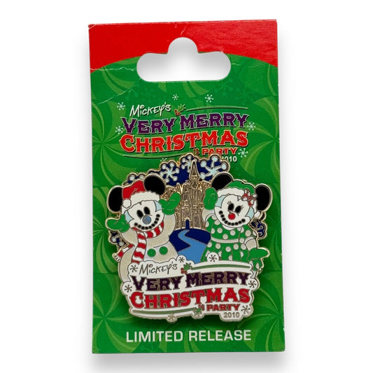 WDW Mickey's Very Merry Christmas Party 2010 Logo Pin