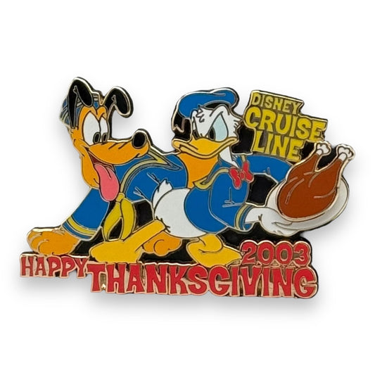 DCL Happy Thanksgiving 2003 Pluto & Donald Pin