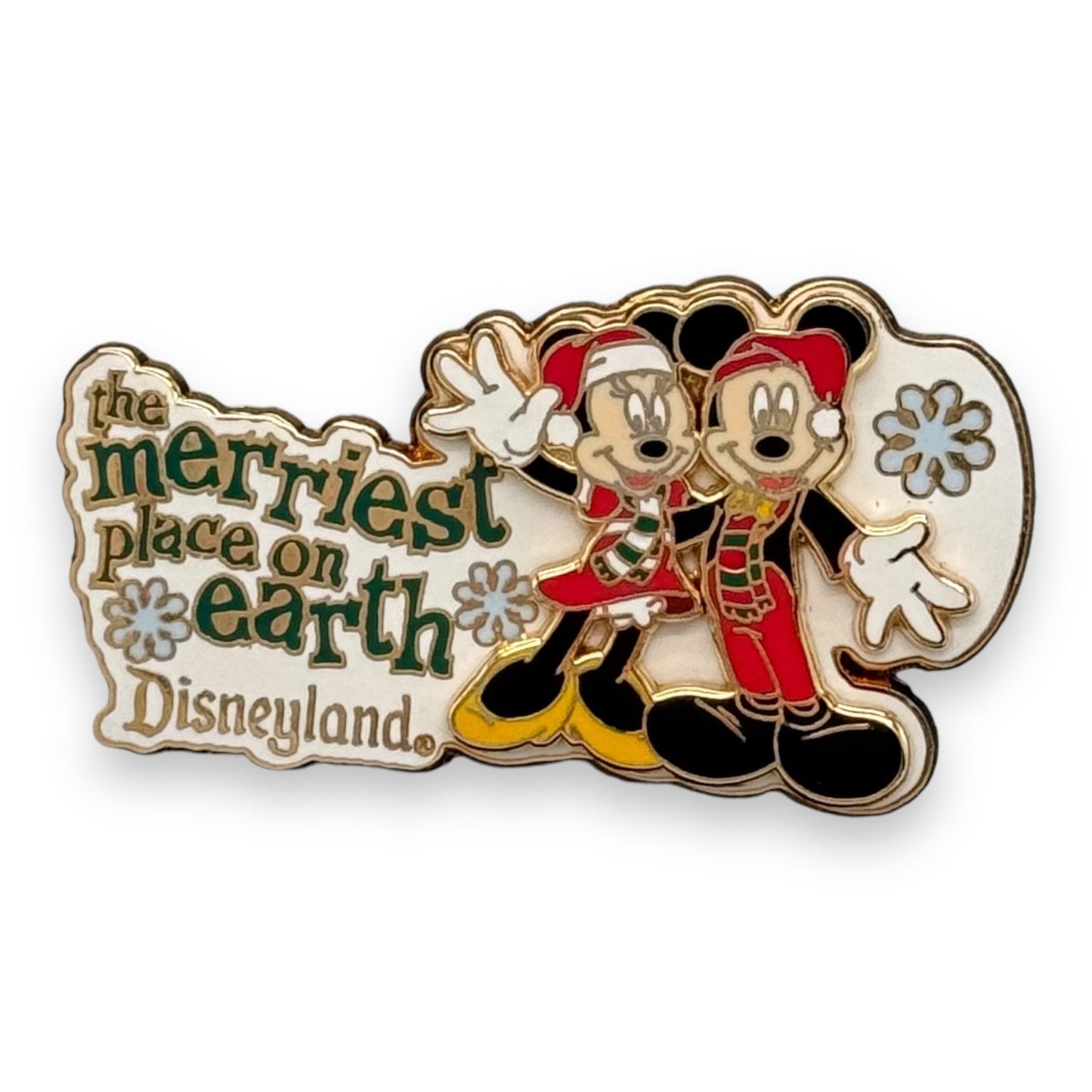 DLR The Merriest Place on Earth 2002 Mickey & Minnie Pin