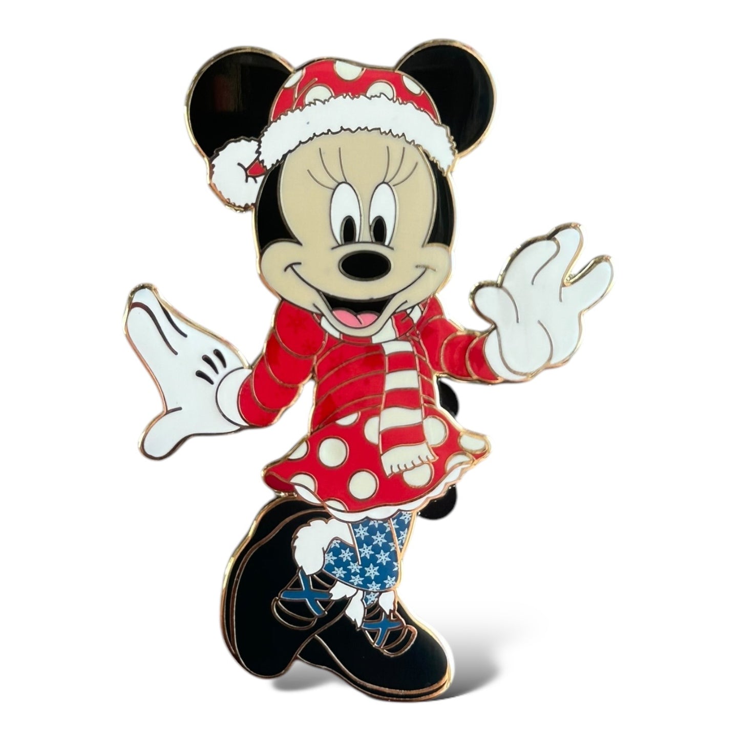 WDI Classic Christmas Holiday Minnie Winter Clothes Pin