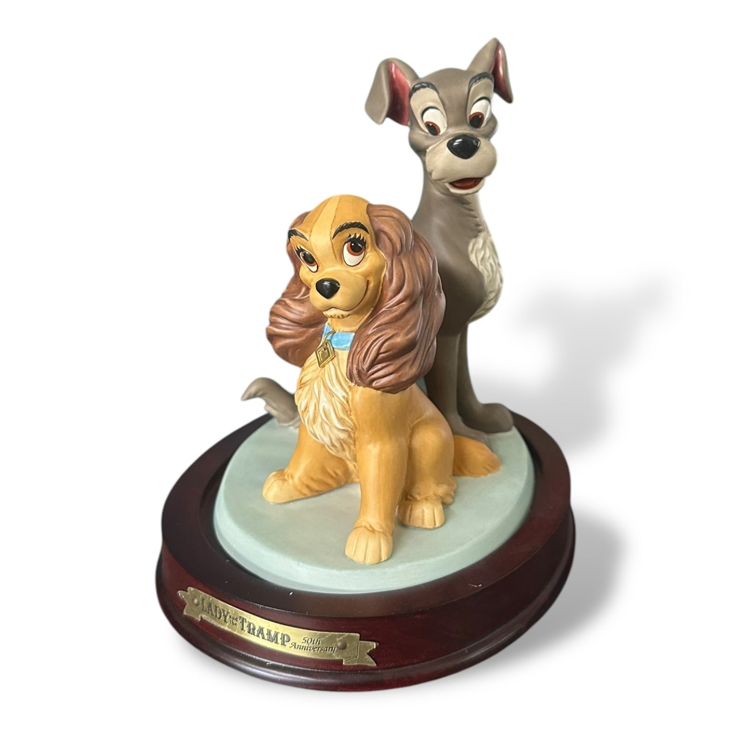 Walt Disney Classics Collection Opposites Attract Lady and The Tramp Figurine
