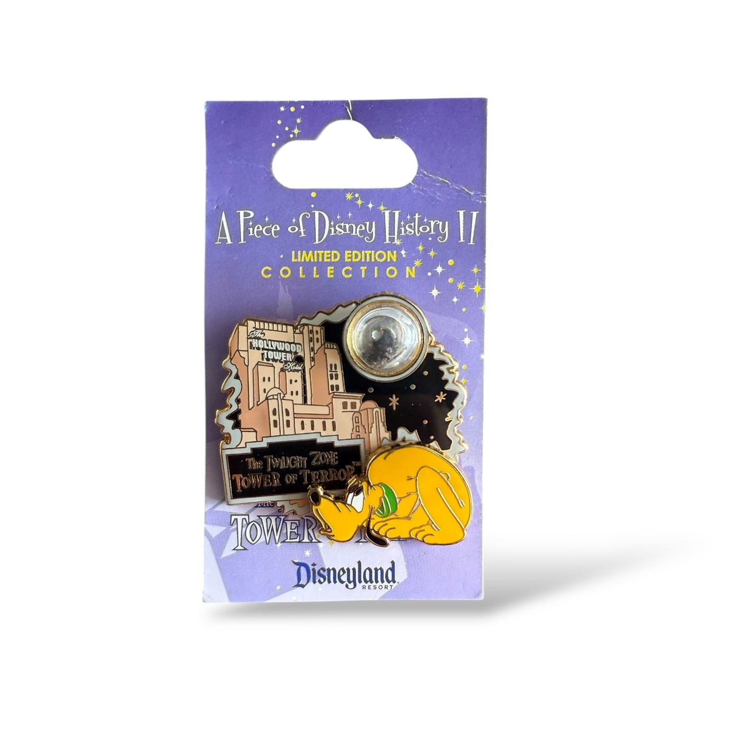 DLR Piece of Disney History Pluto The Twilight Zone Tower of Terror Pin