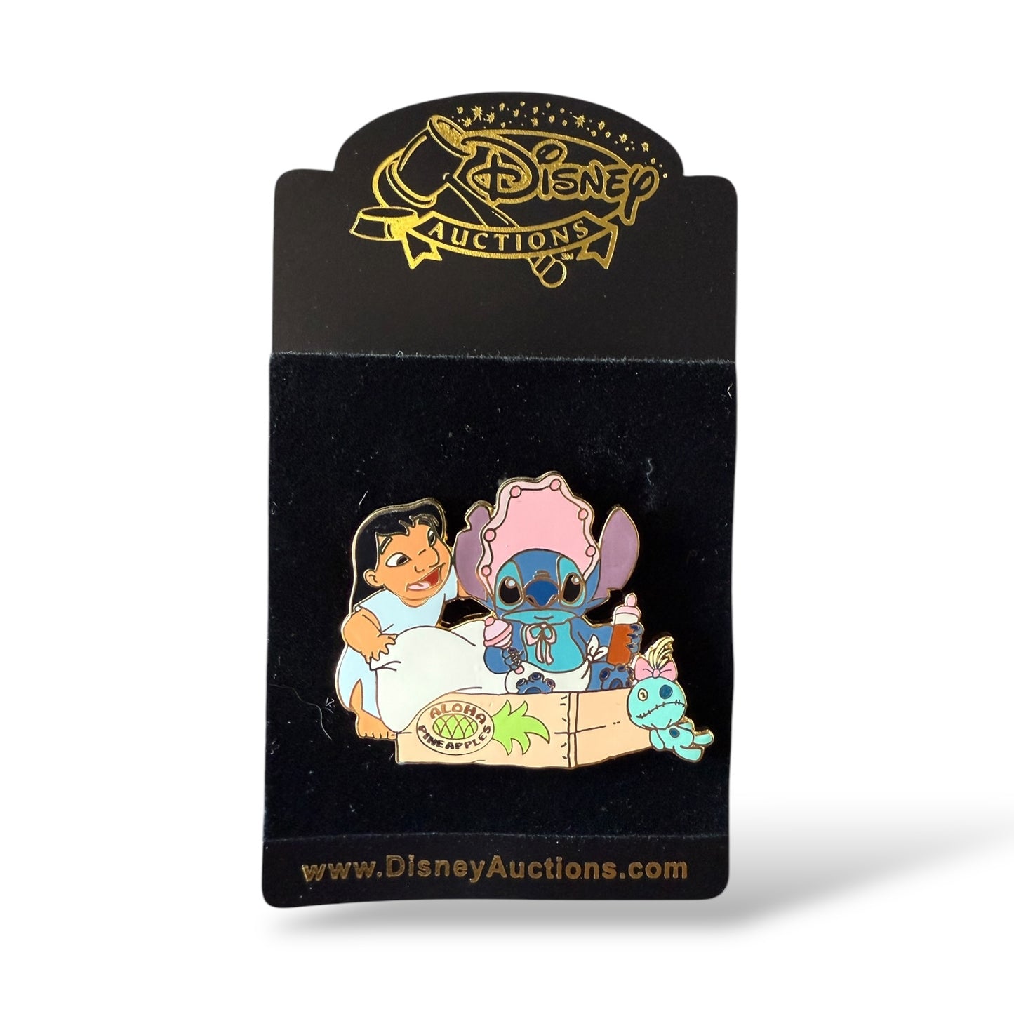 Disney Auctions Lilo Babying Stitch Pin