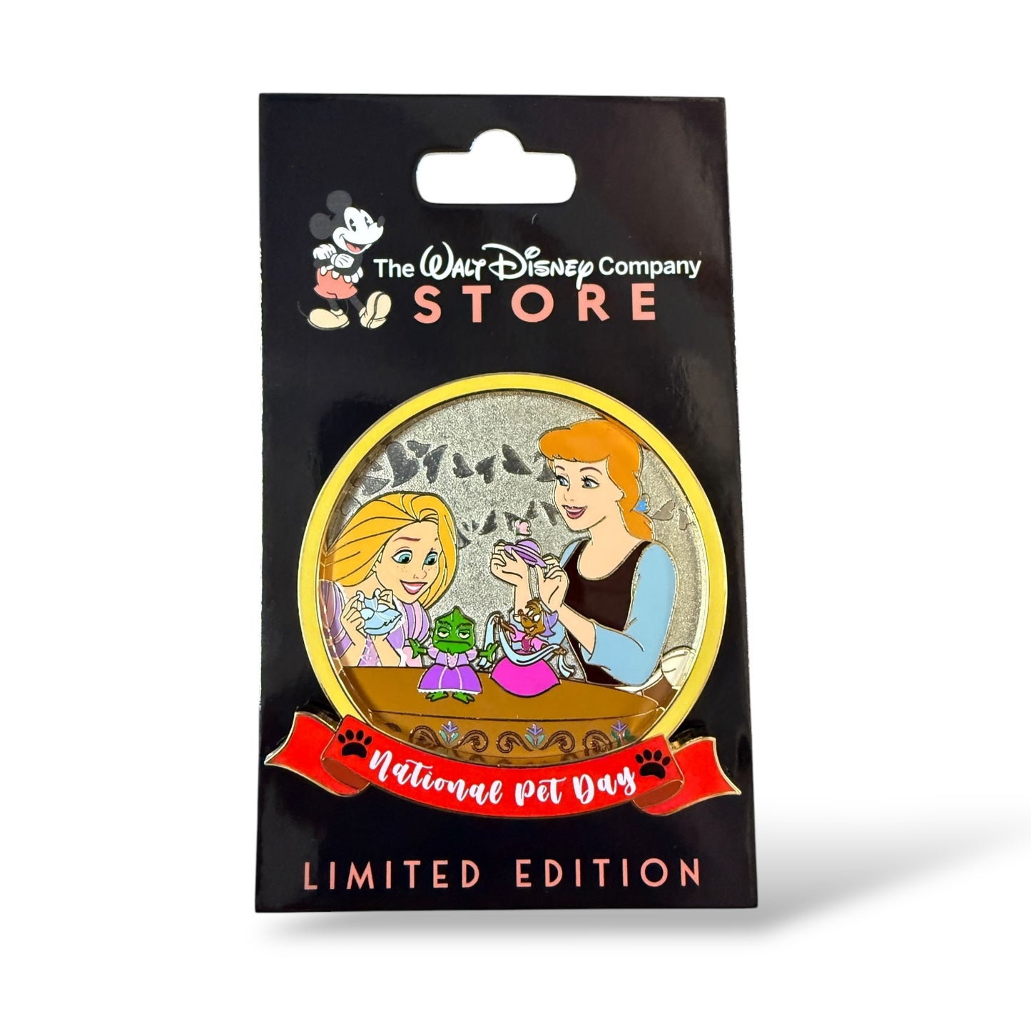 DEC National Pet Day 2025 Cinderella and Rapunzel Pin