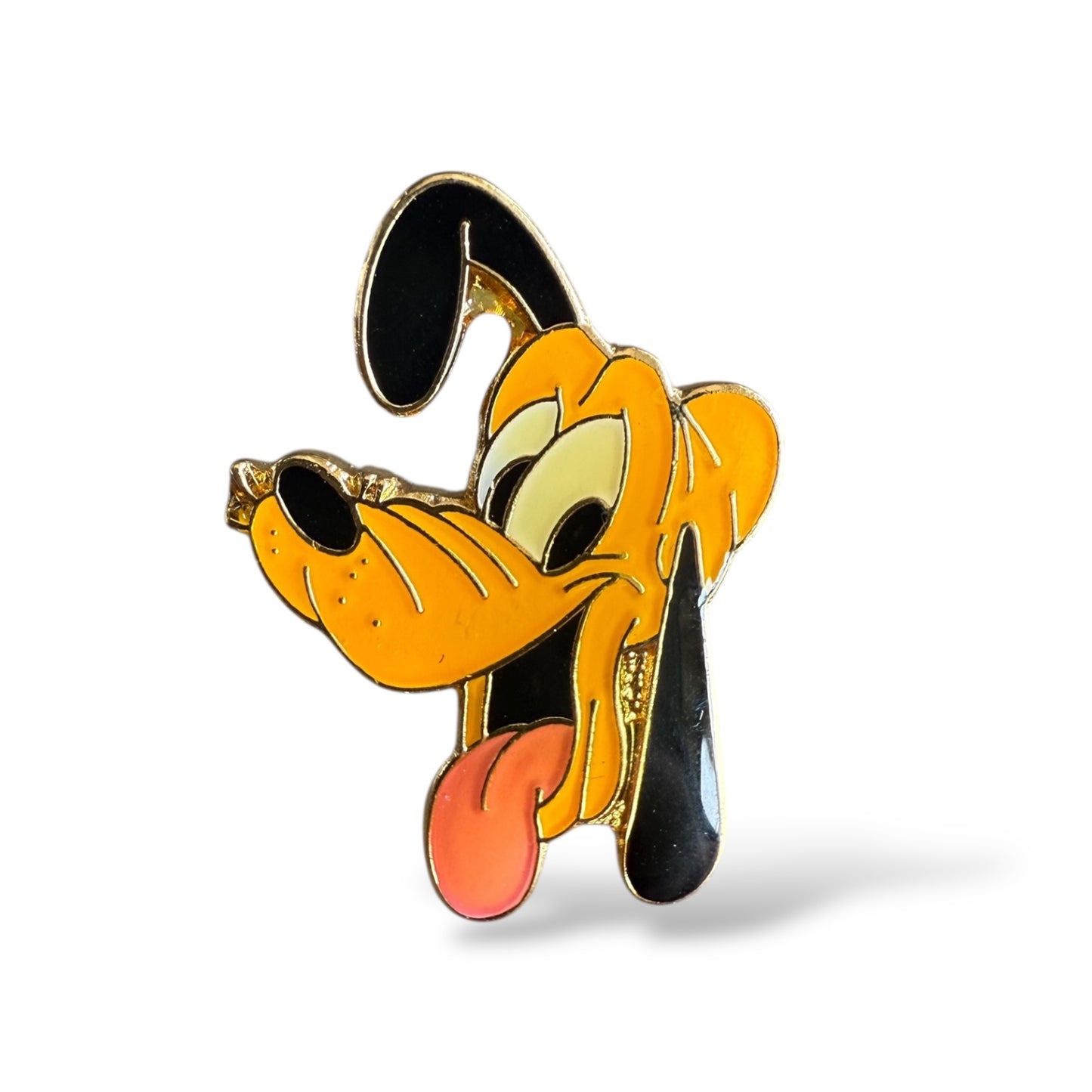 Disney Parks Happy Pluto Head Shot Pin
