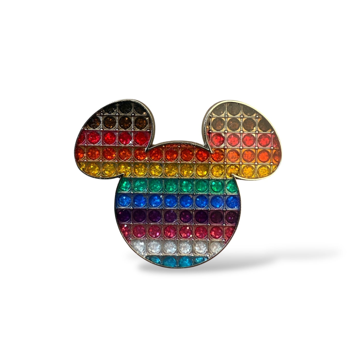 Disney Parks Pride Collection Rainbow Mickey Icon Pin
