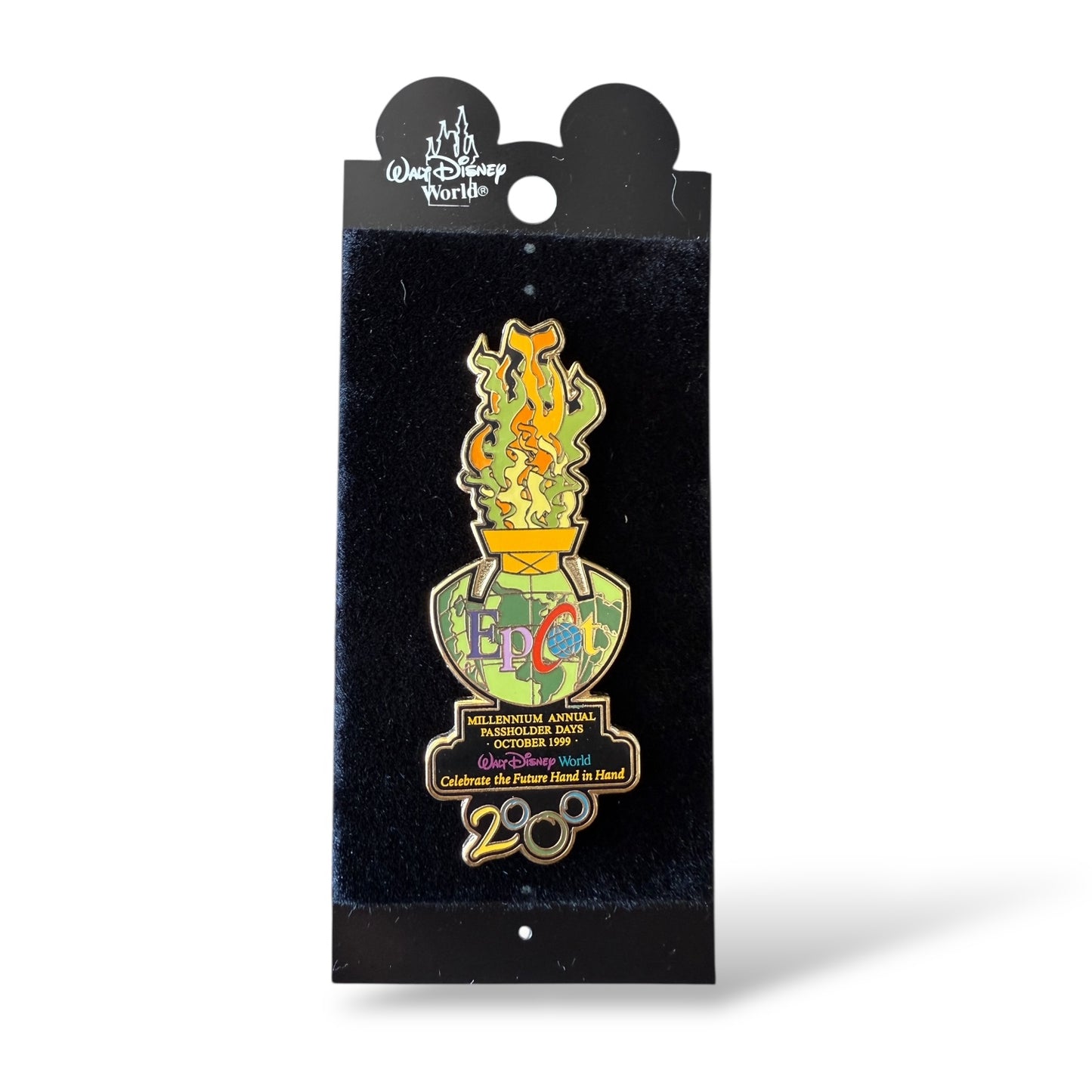 WDW Millennium Passholder Days EPCOT Celebrate the Future Hand in Hand Pin