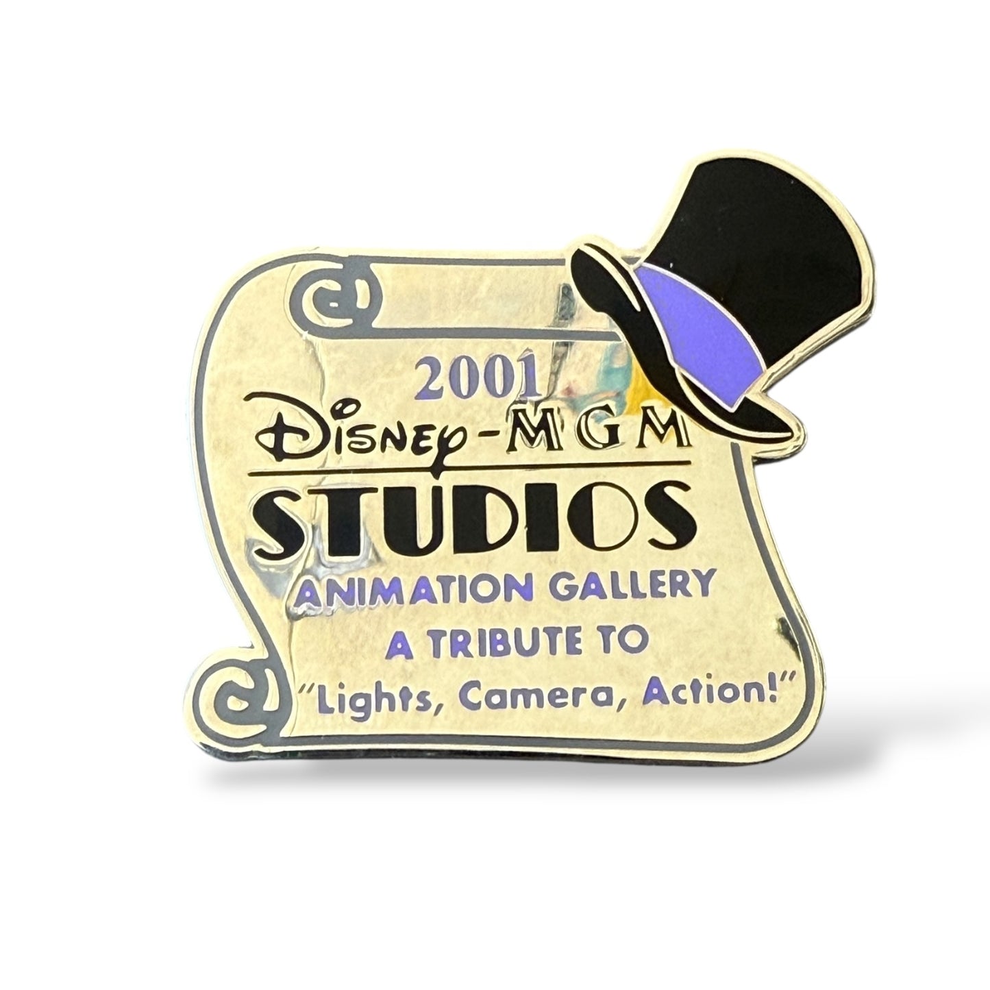 WDW Lights, Camera, Action! 2001 MGM Studios Animation Gallery Pin