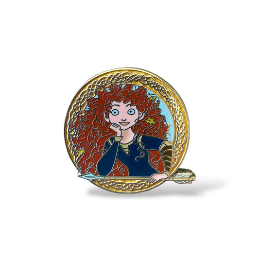 DLRP Brave Booster Merida Leaning on Her Arrow Pin