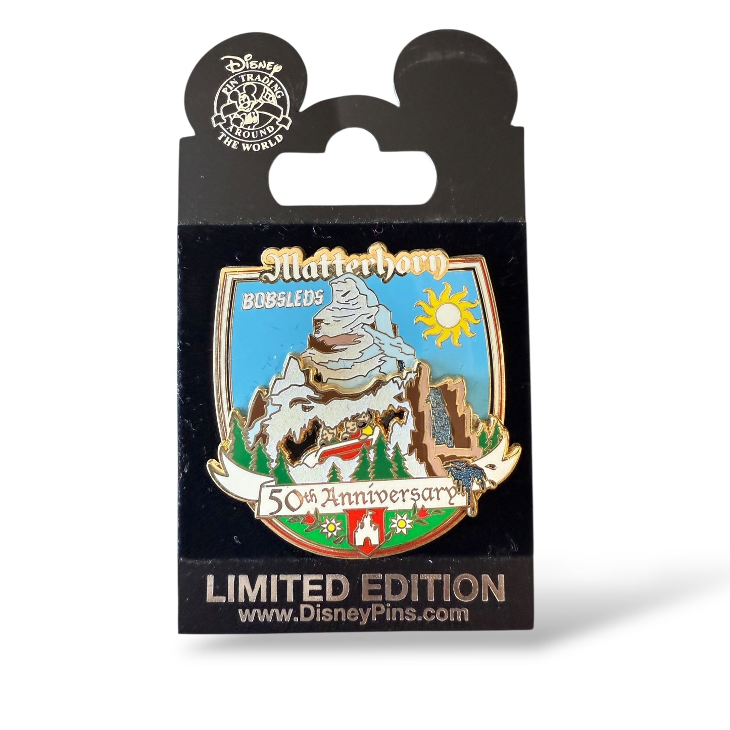 DLR Matterhorn Bobsleds 50th Anniversary Pin