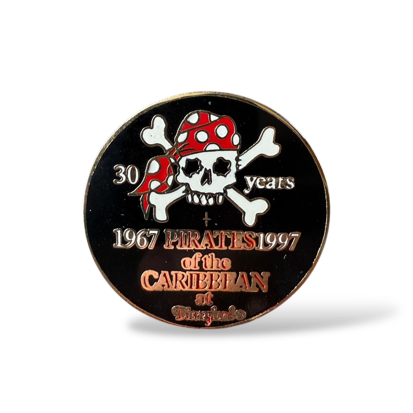 DEC Pirates of The Caribbean 30th Anniversary Pin