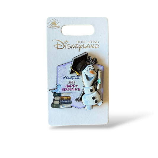 HKDL Happy Graduation 2025 Olaf and Bruni Pin