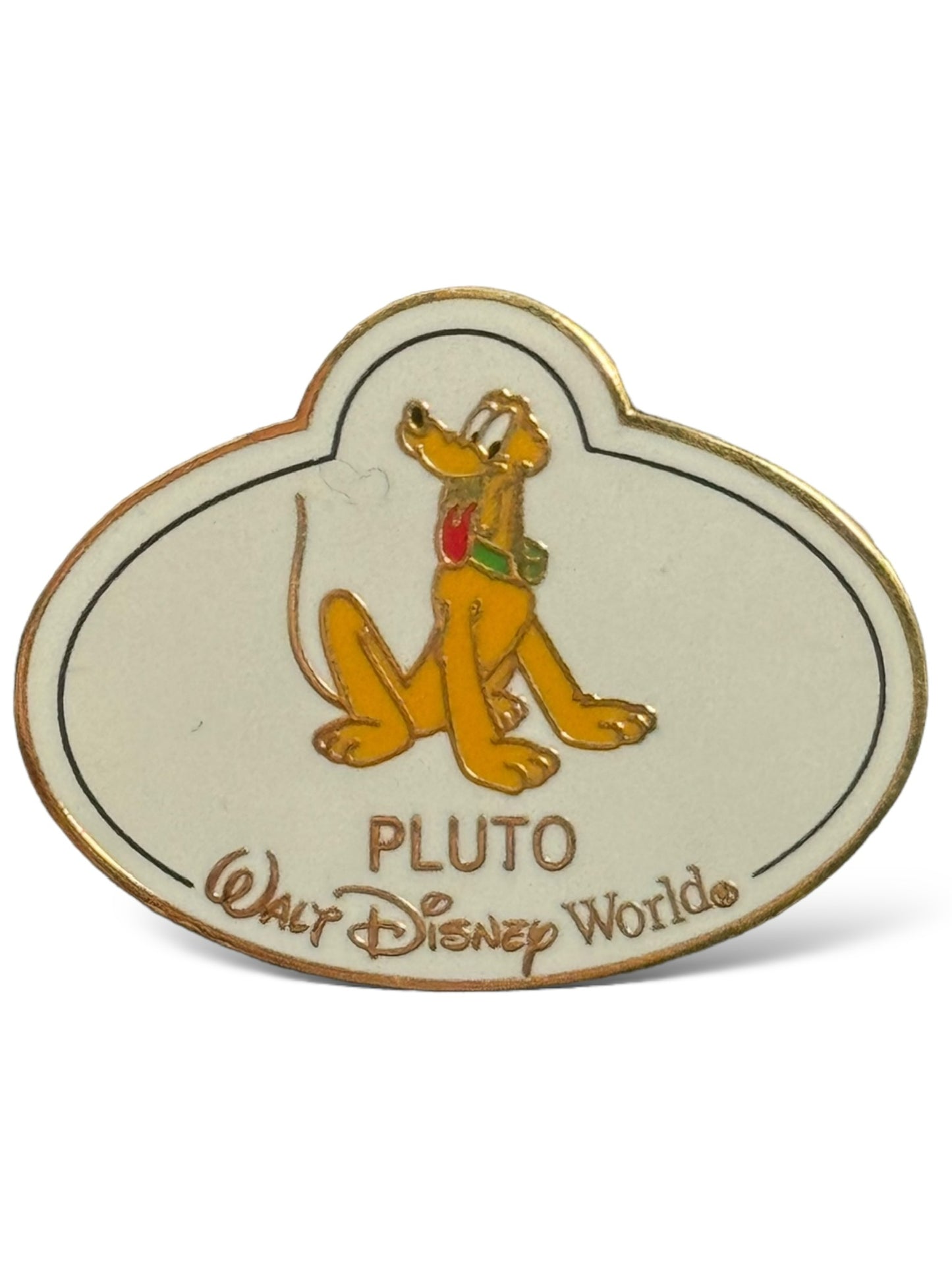 WDW Name Tags Mystery Pluto Pin