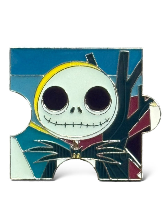 Loungefly Nightmare Before Christmas Puzzle Mystery Jack Skellington Pin