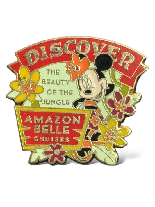 DLR Jungle Cruise Gift with Purchase Minnie Amazon Belle Pin