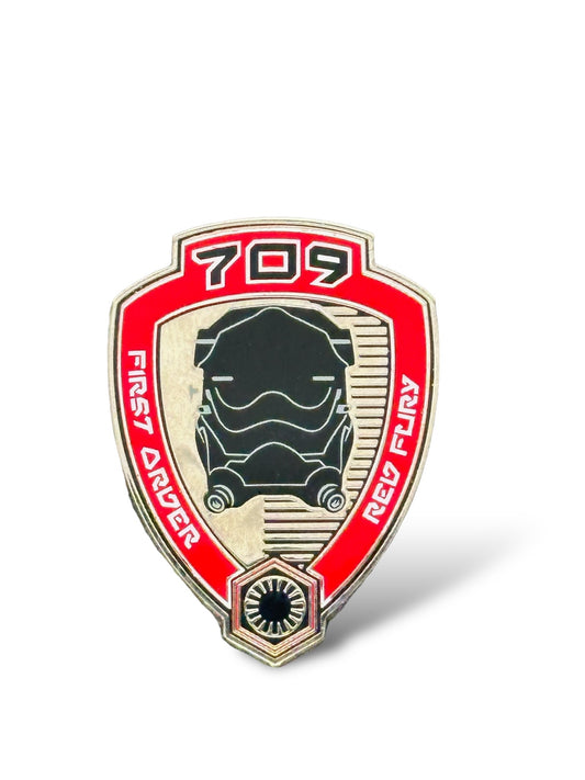 Disney Parks First Order 709th Red Fury Insignia Pin