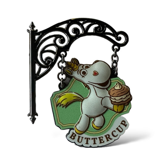 HKDL Pin Trading Carnival 2024 Dessert Signs Buttercup Pin