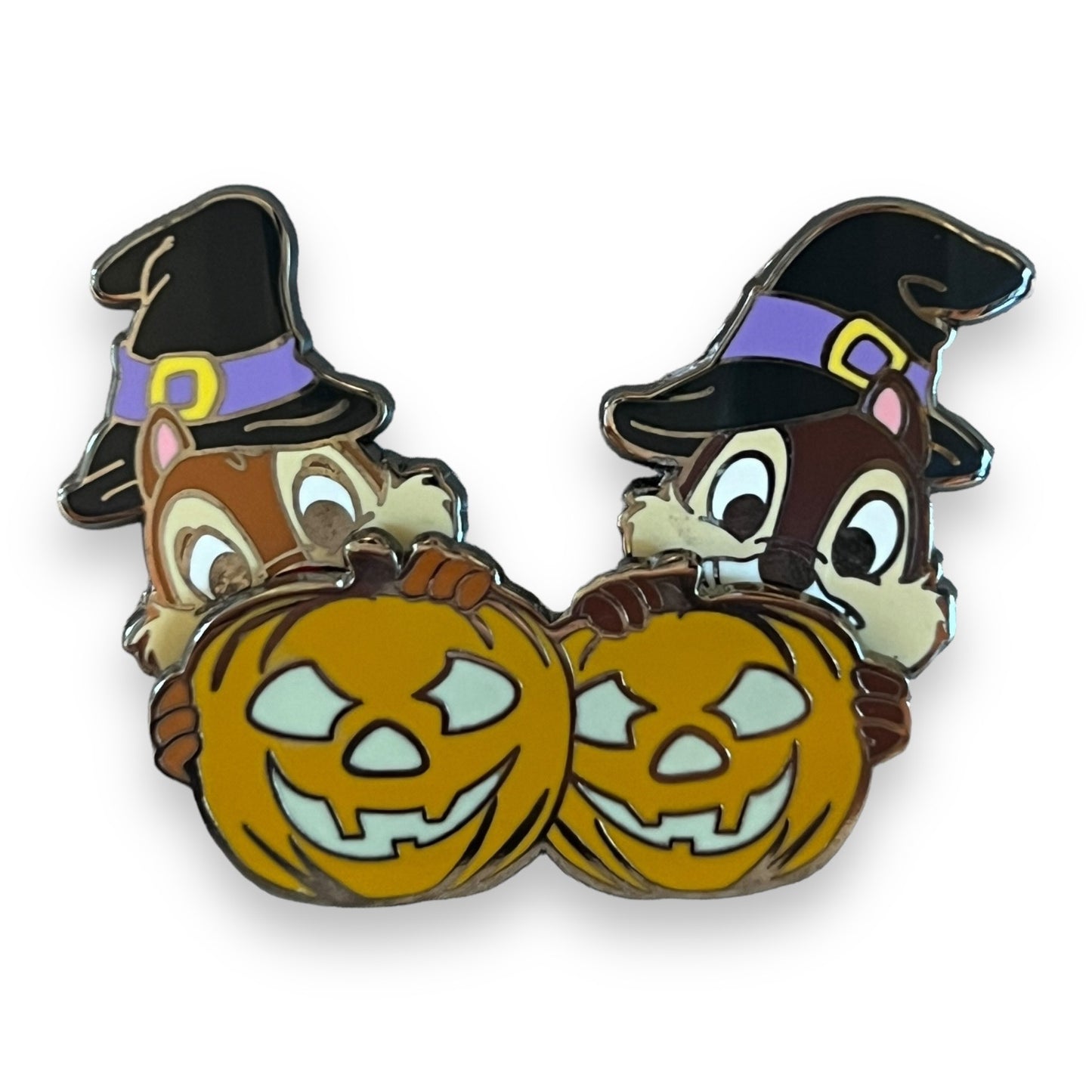 JDS Halloween 2004 Pumpkin Peek-a-boo Chip n' Dale Pin