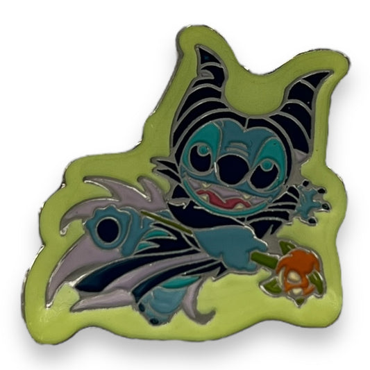 JDS 7-Eleven Halloween Costume Stitch Maleficent Pin