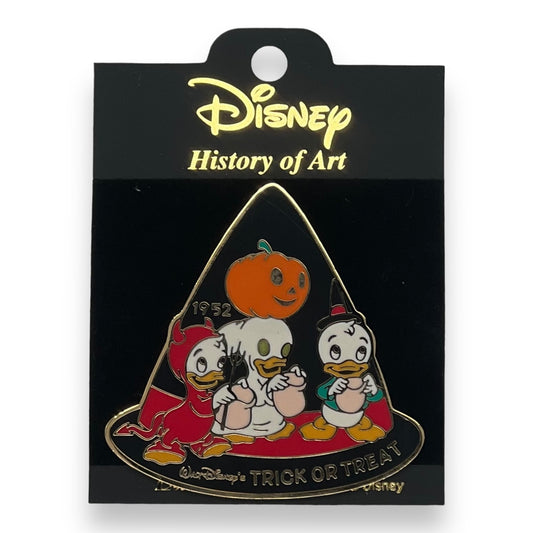 JDS History of Art Huey, Dewie and Louie Trick or Treat Pin