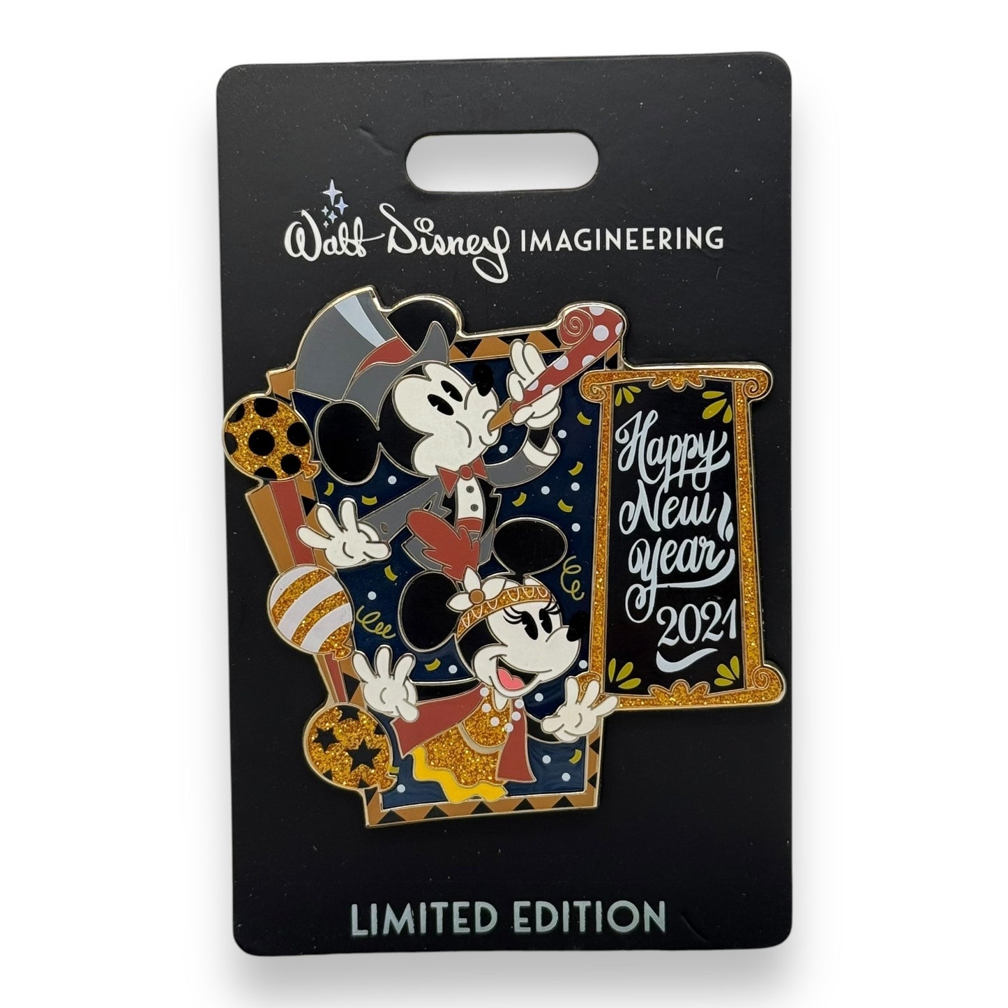 WDI Happy New Year 2021 Mickey and Minnie Pin