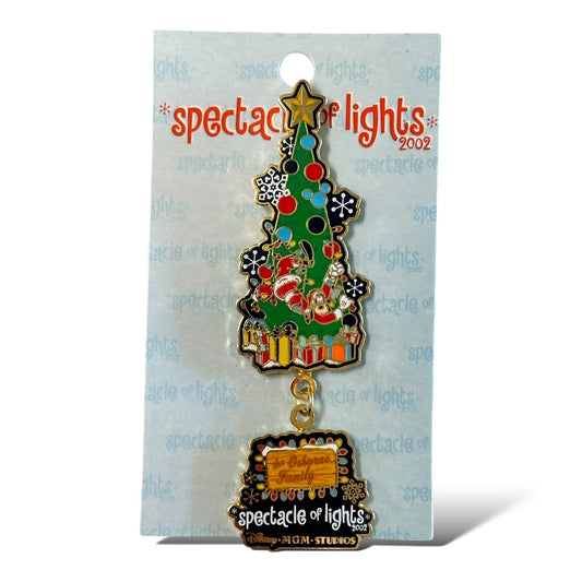 WDW Spectacle of Lights 2002 Goofy Christmas Tree Dangle Pin