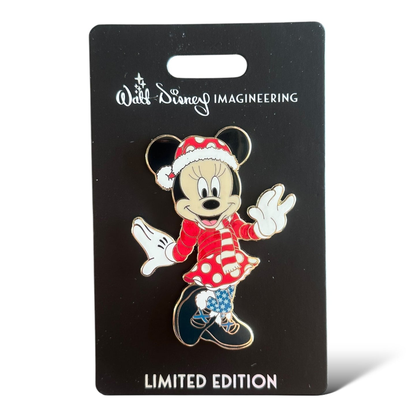 WDI Classic Christmas Holiday Minnie Winter Clothes Pin