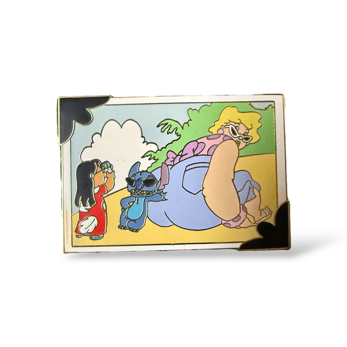 Disney Auctions Lilo and Stitch Snapshot Female Tourist Pin