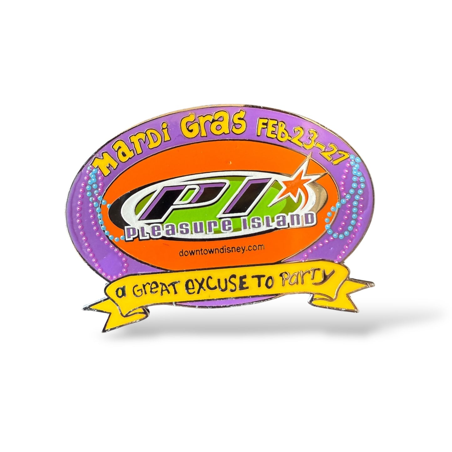 WDW Pleasure Island Mardi Gras 2001 Pin